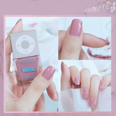 Odorless, Baking-free Nail Polish, Non-peelable Oily Nail Polish, Cherry Color Nail Polish - Fashionner