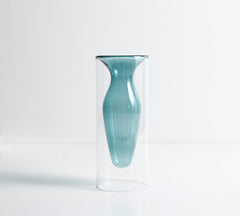 Home Decoration Accessories Nordic Ins Colourful Glass Transparent Vase Living Room Dining Table Dried Flowers Hydroponic Vases