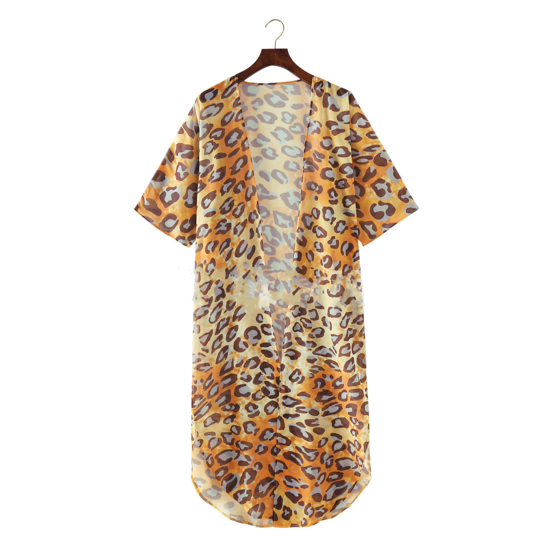 Summer Seaside Vacation Chiffon Shirt European And American Swimsuit Sunscreen Clothing - Fashionner