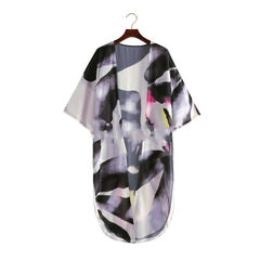 Summer Seaside Vacation Chiffon Shirt European And American Swimsuit Sunscreen Clothing - Fashionner