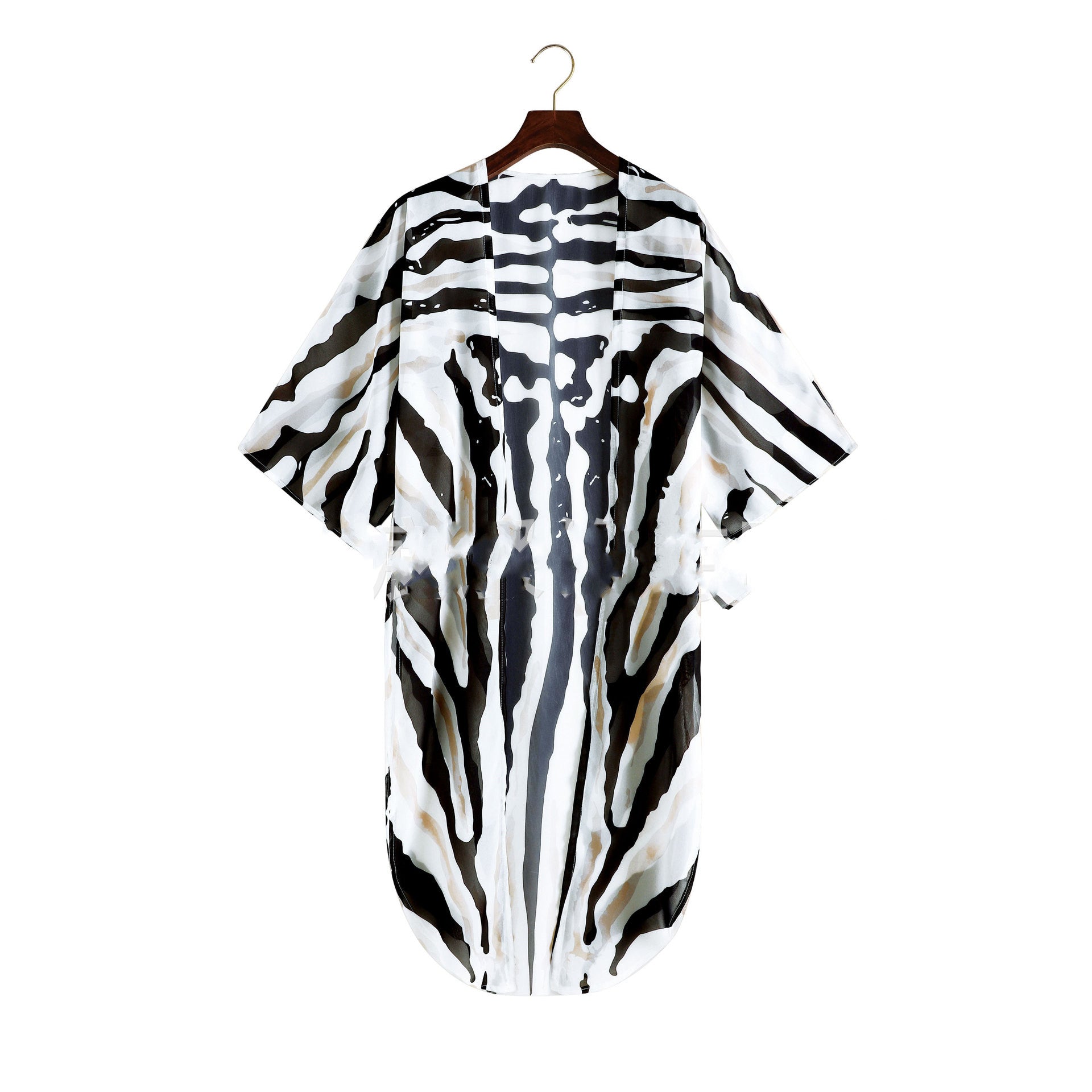 Summer Seaside Vacation Chiffon Shirt European And American Swimsuit Sunscreen Clothing - Fashionner