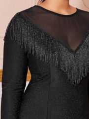 Fat Women Plus Size Evening Party Prom Long Dress Dresses - Fashionner