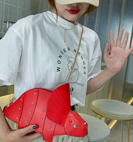 Crossbody-Bag Handbags Clutch-Bag Women Purses Triceratops Chic Mini Girl's Fashion - Fashionner