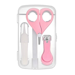 Baby Nail File Combination Set Baby Nail Clipper Four-Piece Set Baby Safety Nail Clipper - Fashionner