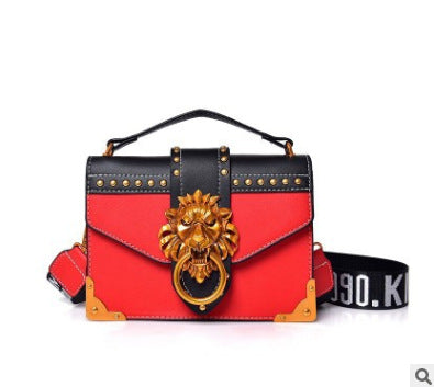 New Fashion Bag Bags For Women Women's Handbag For European And American Women's Handbags Rivet Women's Bag Sidebag - Fashionner
