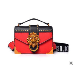 New Fashion Bag Bags For Women Women's Handbag For European And American Women's Handbags Rivet Women's Bag Sidebag - Fashionner