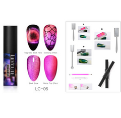 Magic Wide Cat Eye Nail Polish - Fashionner