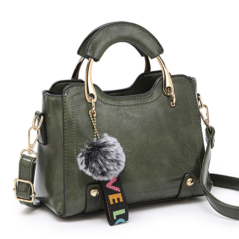 Women Vintage PU Handbag Polyester Handbag - Fashionner