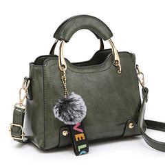 Women Vintage PU Handbag Polyester Handbag - Fashionner