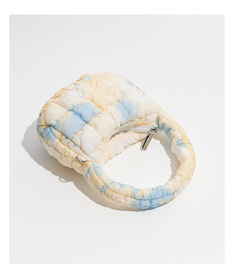 Cloud Bag Bubble Pleated Nylon Puff Handbag - Fashionner