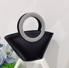 Diamond Round Handle Portable Basket Pack - Fashionner