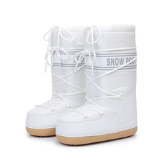 Ski Space Boots Fashion Round Toe Mid-calf Women - Fashionner