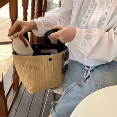 Casual Rattan Women Handbags - Fashionner