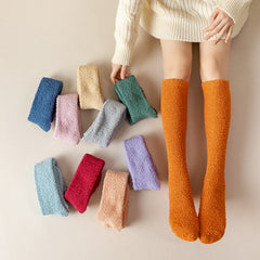 Lint-free Coral Fleece Socks Warm - Fashionner