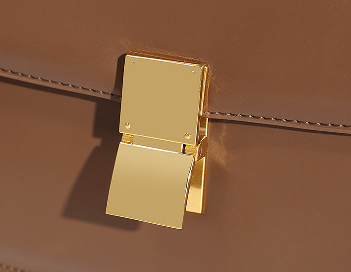 Women's Retro Leather Shoulder Messenger Bag - Fashionner