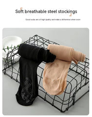 Spring New Mask Steel Wire Stocking Anti-snagging Thin Pantyhose Non-slip Silicone - Fashionner