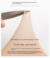 Spring New Mask Steel Wire Stocking Anti-snagging Thin Pantyhose Non-slip Silicone - Fashionner