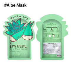 I'm REAL Skin Care Food Sheet Face Mask Moisturizing Oil Control Whitening Shrink Pores Korean Facial Mask tony moly Cosmetics - Fashionner