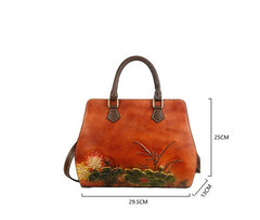 Original first layer cowhide handbags - Fashionner