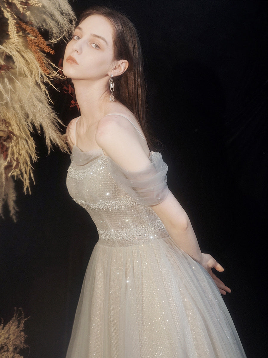 Star Sky Dress Skirt Slim Off Shoulder - Fashionner