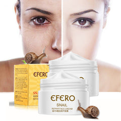 Snail Rejuvenating Face Cream Moisturizing Shrinking Pore Brightening Skin Cream