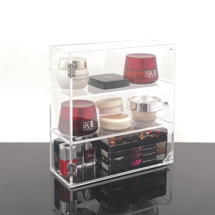 Acrylic storage box cosmetics - Fashionner