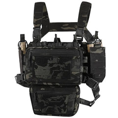 Chest Rig Tactical Chest Rig Molle Modular Micro Fight Chest Rigs With Magazine Pouch For Outdoor Hunting Aisoft - Tactical Vests Chest Rigs Protector for Outdoor Hunting Shooting