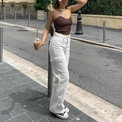 Women's Fashion Straight Jeans In Autumn - Fashionner