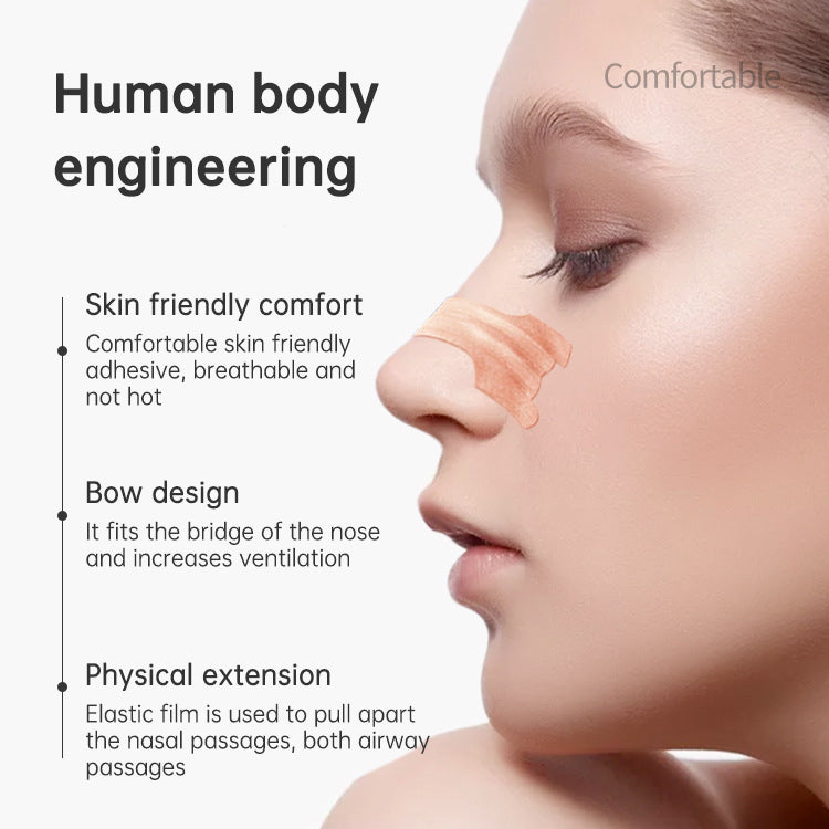 10/50PCS Breath Nasal Strips Right Aid Stop Snoring Nose Patch Good Sleeping Patch Product Easier Breath Sleep Aid Decive - Fashionner