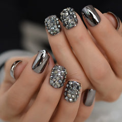 Metal false nails for women - Fashionner