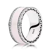Sterling silver ring female couple full diamond ring