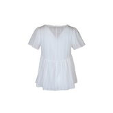 Summer New Women's V-neck Stitching Shirt - Fashionner