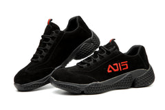 Safety Shoes Anti-Smash Anti-Puncture Breathable Suede Welding Work Shoes - Fashionner