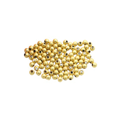 14K Gold-plated Color Retention Transfer Spacer Golden Beads