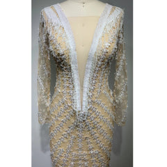 Backless Tight Fishtail Sheath Dress - Fashionner