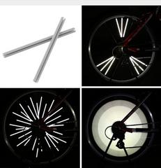 Colorful Spoke Bicycle Reflective Strip - Fashionner