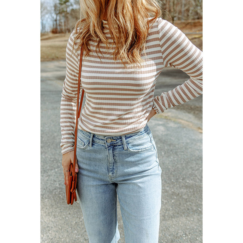 Women's Striped Sweater European And American Leisure Style - Fashionner