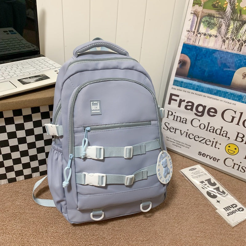 Portable All-match Casual Backpack - Fashionner