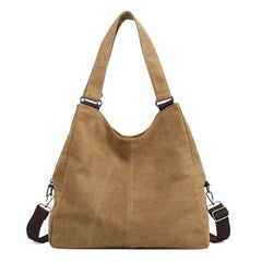 Canvas Shoulder Bag Tote Ladies Hand Bags Luxury Handbags for Women Messenger Bags - Fashionner