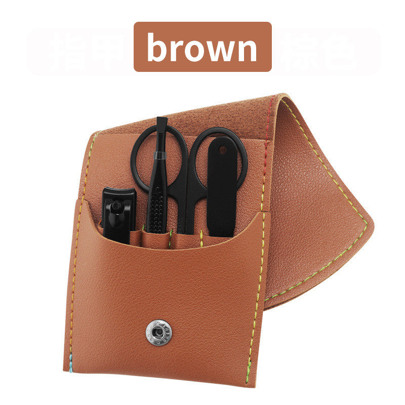 16pcs set Nail Clipper Cutter Trimmer Ear Pick Grooming Kit Manicure Set Pedicure Toe Nail Art Tools Set Kits with Bag - Fashionner