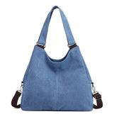 Canvas Shoulder Bag Tote Ladies Hand Bags Luxury Handbags for Women Messenger Bags - Fashionner
