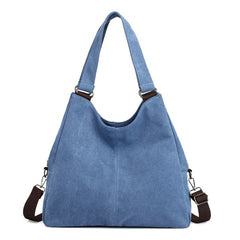 Canvas Shoulder Bag Tote Ladies Hand Bags Luxury Handbags for Women Messenger Bags - Fashionner