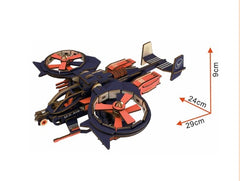 Military model (scorpion fighter) 3D Wooden