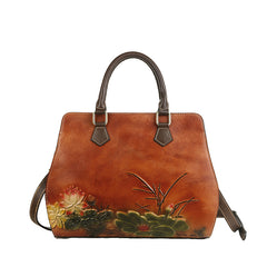 Original first layer cowhide handbags - Fashionner