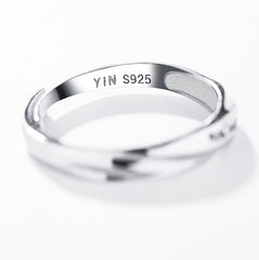 Sterling Silver Couple Ring