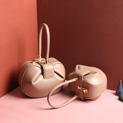 Leather handbags fashion dumplings handbag - Fashionner