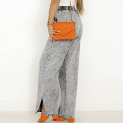 All-matching Light Color Casual Wide-leg Pants - Fashionner
