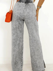 All-matching Light Color Casual Wide-leg Pants - Fashionner
