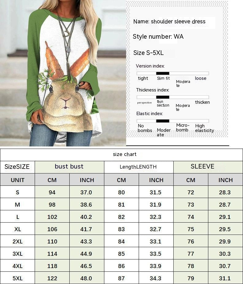 Women's 3D Flower Stitching Printing T-shirt Dress - Fashionner