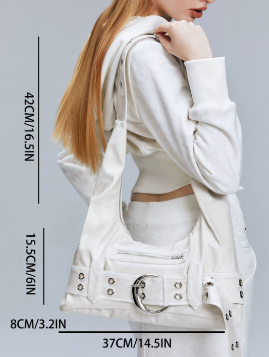 Ladies' Old Wash Leather Bag - Fashionner